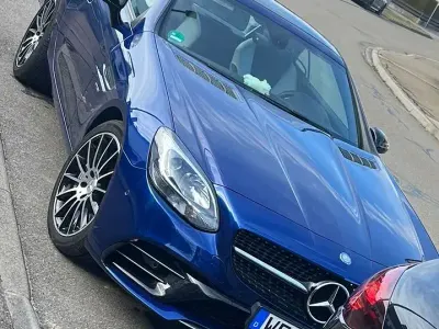 Brugt Mercedes SLC43 AMG AMG 367 HK (269 kW) 2016 Blå Coupe