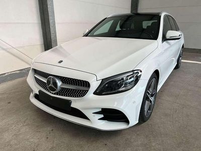 Gebraucht Mercedes C220 AMG line 194 PS (142 kW) 2020 Polarweiss  unilack Kombi