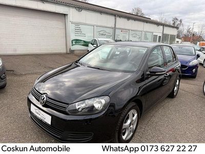 Usata VW Golf VI Trendline 80 CV (58 kW) 2009 Nero Utilitaria