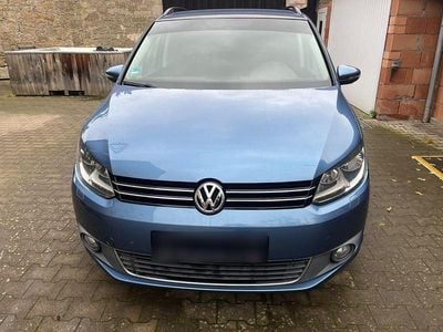 Gebraucht VW Touran Comfortline 105 PS (77 kW) 2010 Blau Van / Kleinbus