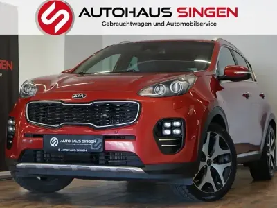 Używany Kia Sportage GT-Line 185 KM (136 kW) 2016 Czerwony SUV