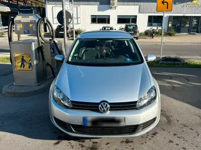 Gebraucht VW Golf VI 2010 Grau Kleinwagen