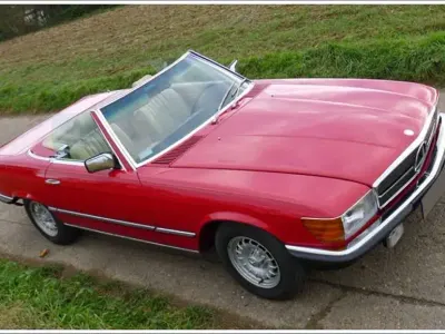 Gebraucht Mercedes SL380 204 PS (150 kW) 1985 Rot Cabrio
