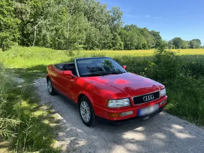 Gebraucht Audi Cabriolet Design 133 PS (97 kW) 1991 Rot Cabrio