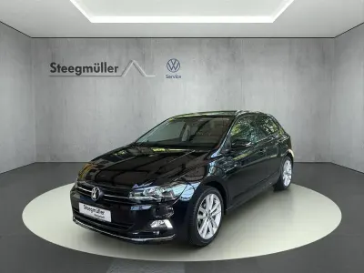 Gebraucht VW Polo Highline 95 PS (69 kW) 2022 Schwarz Kleinwagen