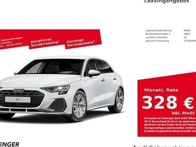 Gebraucht Audi A3 S-Line 150 PS (110 kW) 2025 Weiß Limousine