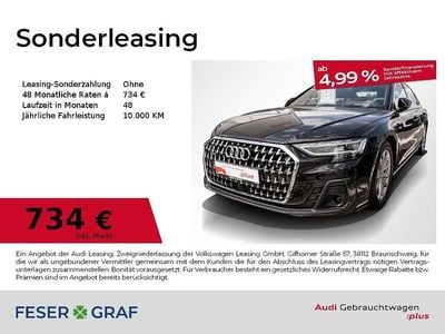 Brugt Audi A8 Ambiente 286 HK (210 kW) 2023 Sort Sedan
