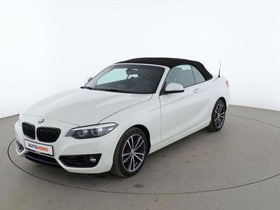 Usata BMW 218 Sport Line 136 CV (100 kW) 2020 Bianco Cabrio