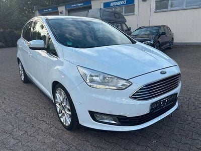 Weiß Gebraucht 2016 Ford C-MAX Titanium Van / Kleinbus | 9.499 € (Fairer Preis)
