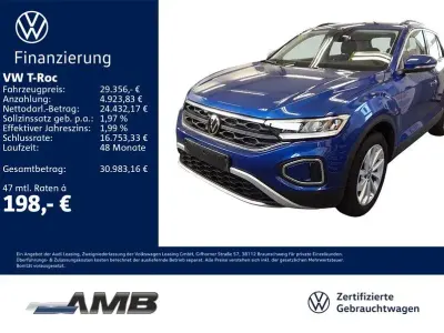 Gebraucht VW T-Roc Life 150 PS (110 kW) 2025 Blau SUV