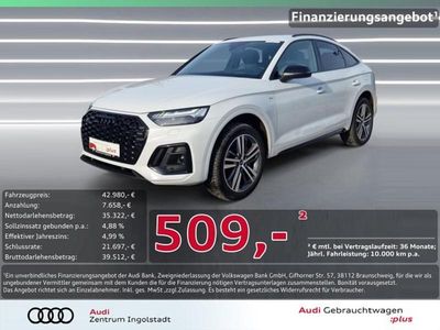 Gebraucht Audi Q5 Sportback S-Line 367 PS (269 kW) 2022 Gletscherweiss metallic SUV