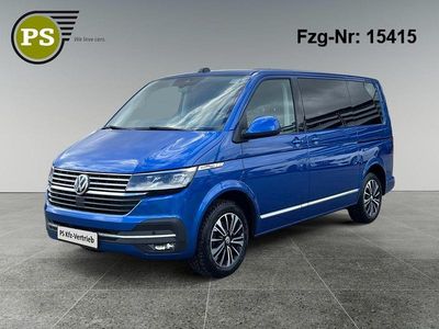 Second-hand VW Multivan Generation Six 150 CP (110 kW) 2021 Albastru Monovolum