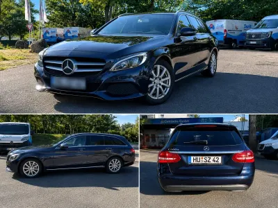 Gebraucht Mercedes C200 Avantgarde 136 PS (100 kW) 2016 Blau Kombi