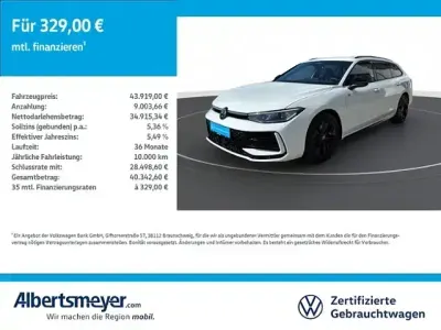 Gebraucht VW Passat R-line 150 PS (110 kW) 2025 Weiß Kombi