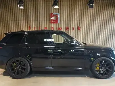 Gebraucht Land Rover Range Rover Sport SVR 575 PS (422 kW) 2019 Schwarz SUV
