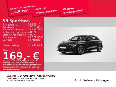 Gebraucht Audi S3 Basis 310 PS (228 kW) 2024 Mythosschwarz metallic Limousine