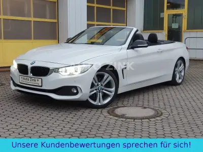 Gebraucht BMW 430 Cabriolet Sport Line 258 PS (189 kW) 2015 Weiß Cabrio
