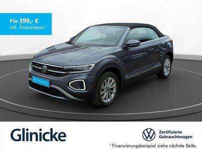 Grau Gebraucht 2024 VW T-Roc Cabriolet Style Cabrio | 25.980 € (Fairer Preis)