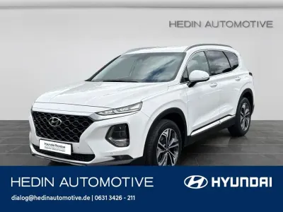 Gebraucht Hyundai Santa Fe Premium 185 PS (136 kW) 2019 White cream / mic SUV