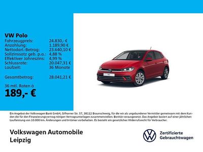 Gebraucht VW Polo Style 116 PS (85 kW) 2024 Rot Limousine
