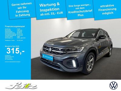 Gebraucht VW T-Roc R-line 110 PS (80 kW) 2023 Grau SUV
