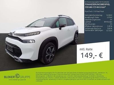 Gebraucht Citroën C3 Aircross Feel 110 PS (80 kW) 2023 Weiß SUV