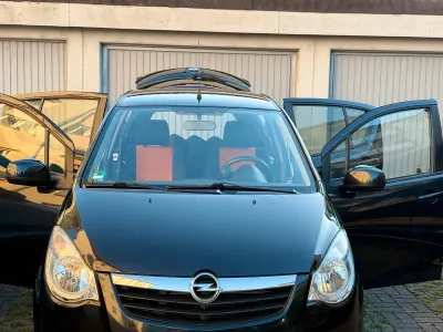 Brugt Opel Agila 69 HK (50 kW) 2008 Sort Hatchback