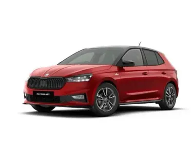 Neu Skoda Fabia Monte Carlo 95 PS (69 kW) 2026 Velvetrot metallic / blackmagic perleffekt Kleinwagen