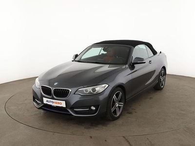 Gebraucht BMW 220 Sport Line 184 PS (135 kW) 2015 Grau Cabrio
