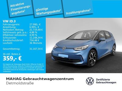 Gebraucht VW ID.3 Pro 150 kW (204 PS) 2023 Blau Kleinwagen