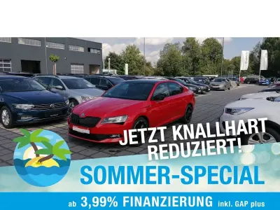 Gebraucht Skoda Superb SportLine 150 PS (110 kW) 2019 Rot Limousine