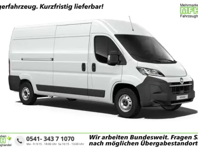 Neu Opel Movano 140 PS (102 kW) 2026 Cassablanca weiß Van