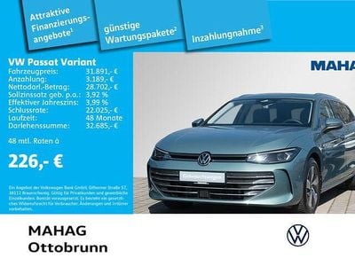 Gebraucht VW Passat IQ Drive 150 PS (110 kW) 2024 Grün Kombi