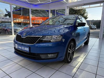 Gebraucht Skoda Rapid Ambition 110 PS (80 kW) 2016 Blau metallic Kleinwagen