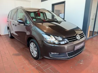 Gebraucht VW Sharan Highline 150 PS (110 kW) 2017 Schwarz Van / Kleinbus