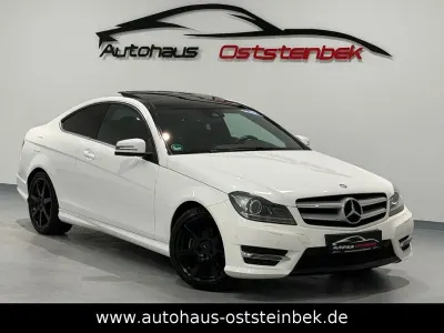 Gebraucht Mercedes C250 AMG line 204 PS (150 kW) 2015 Weiß Coupé