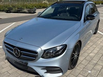 Usata Mercedes E220 AMG line 194 CV (142 kW) 2017 Argento Berlina
