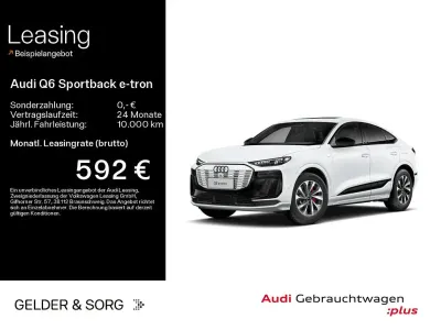 Gebraucht Audi Q6 Sportback e-tron Ambiente 284 kW (387 PS) 2025 Gletscherweiß metallic SUV