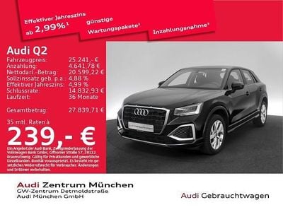 Gebraucht Audi Q2 Advanced Plus 150 PS (110 kW) 2023 Brillantschwarz SUV