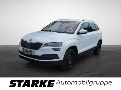Gebraucht Skoda Karoq Clever 150 PS (110 kW) 2022 Moonweiß perleffekt SUV