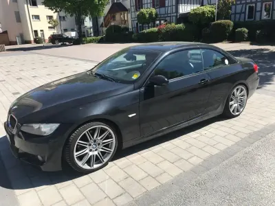 Brugt BMW 320 Cabriolet Performance 170 HK (125 kW) 2008 Sort Cabriolet