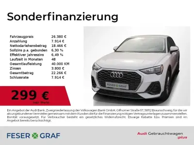 Gebraucht Audi Q3 Sportback Business 150 PS (110 kW) 2022 Weiß SUV