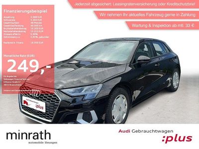 Gebraucht Audi A3 Advanced 110 PS (80 kW) 2020 Schwarz Limousine