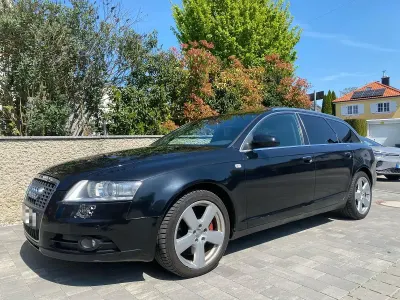 Brugt Audi A6 S-line plus 232 HK (170 kW) 2008 Sort Stationcar