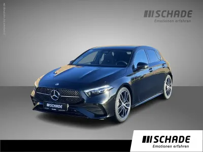 Gebraucht Mercedes A180 AMG line 136 PS (100 kW) 2026 Metalliclack kosmosschwarz Limousine