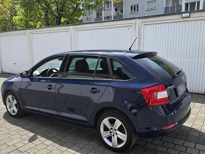 Usata Skoda Rapid 105 CV (77 kW) 2014 Blu Utilitaria