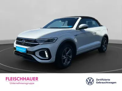 Gebraucht VW T-Roc Cabriolet R-line 150 PS (110 kW) 2025 Weiss Cabrio