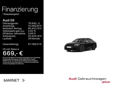 Gebraucht Audi S8 Comfort 571 PS (419 kW) 2023 Mythosschwarz metallic Limousine