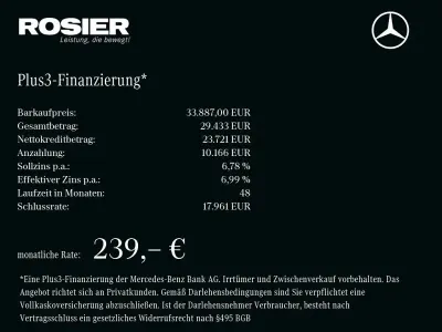 Gebraucht Mercedes C220 194 PS (142 kW) 2022 Silber / hightechsilber Cabrio