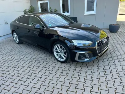 Gebraucht Audi A5 Sportback S-Line 163 PS (119 kW) 2020 Schwarz Kleinwagen